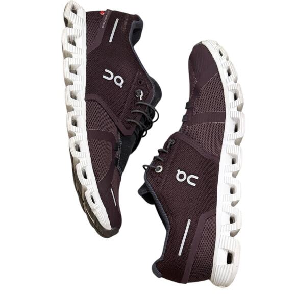 On Running Cloud 5 Sneakers In Mulberry/Eclipse - Picture 9 of 10